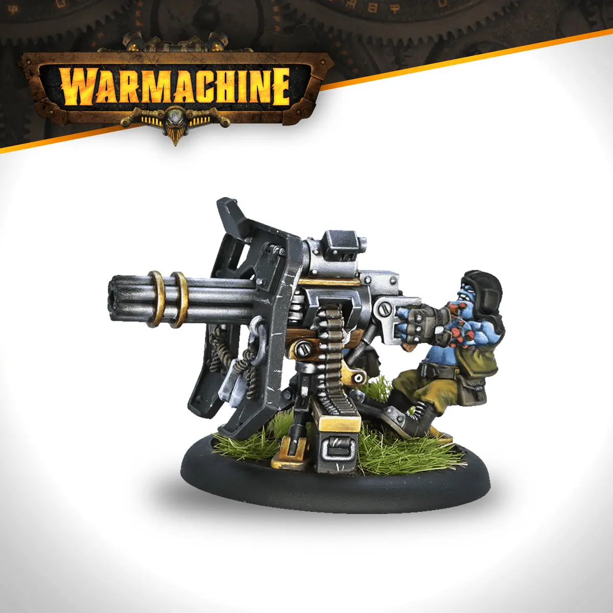 Warmachine: Southern Kriels Kithguard Hailer 1