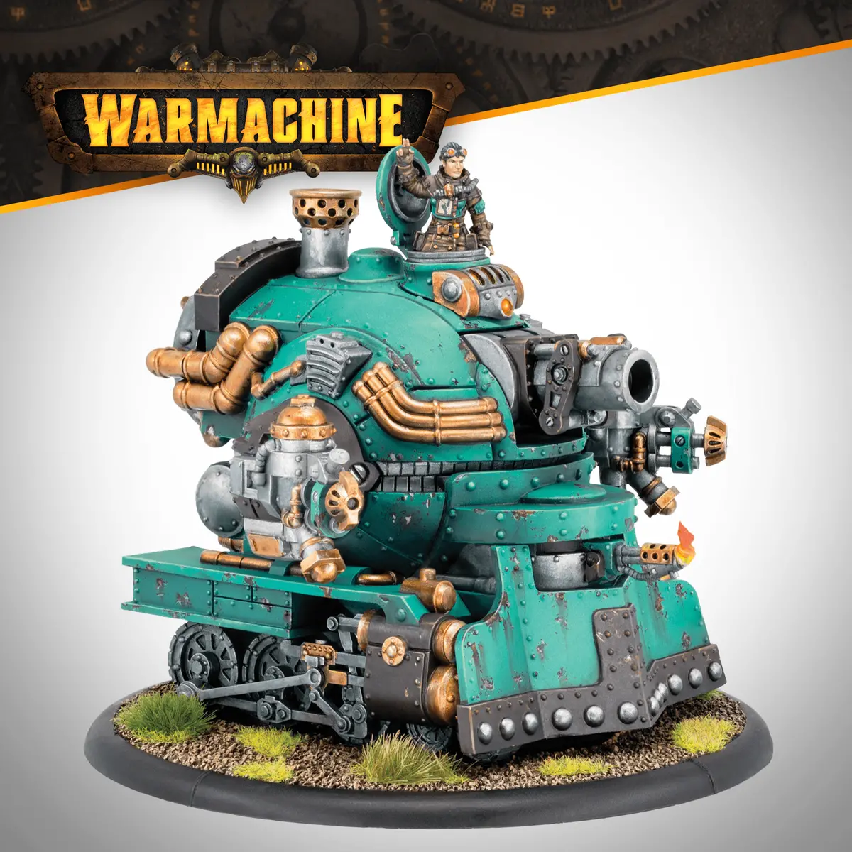 Warmachine: Crucible Guard Captain Eira Mackay & Railless Interceptor 1