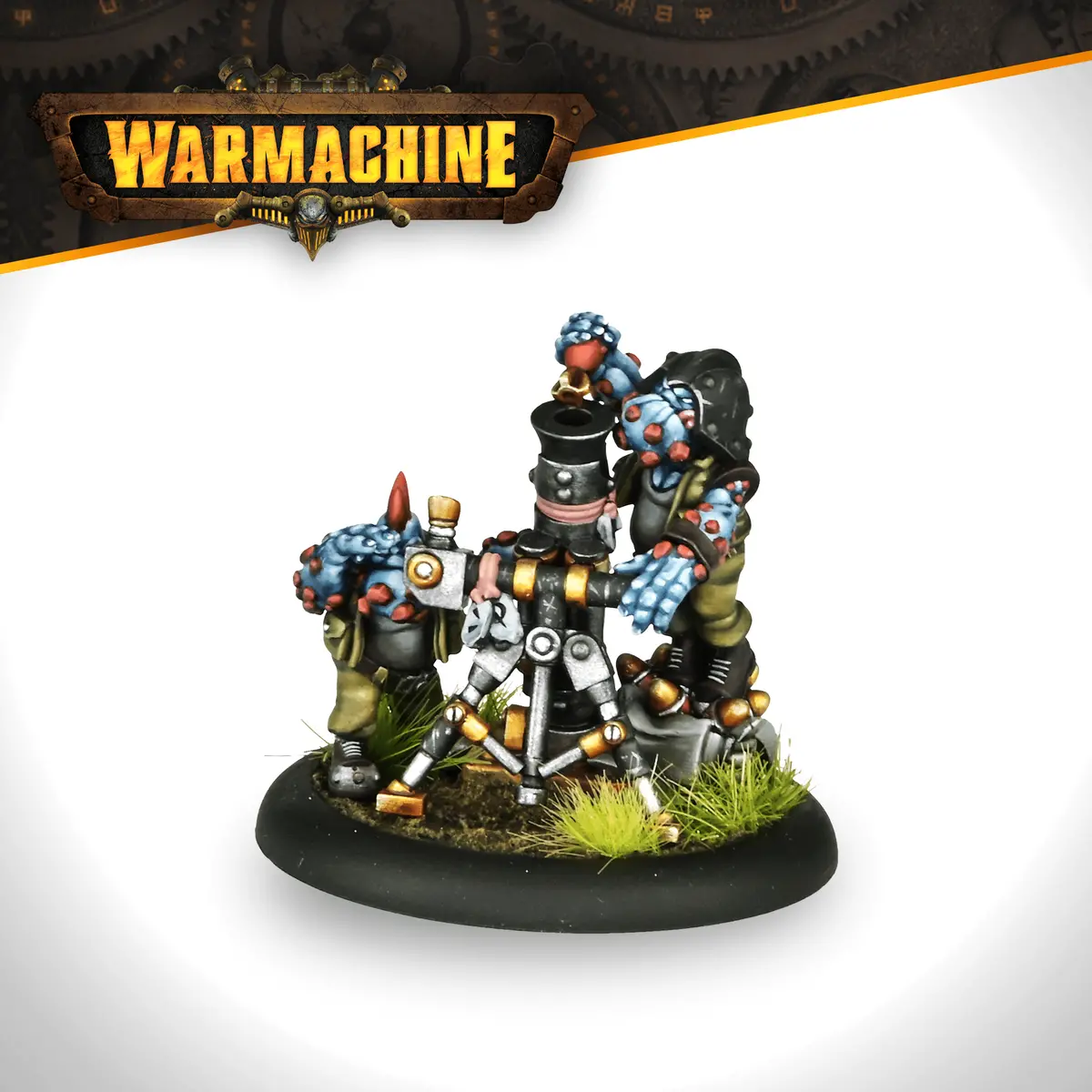 Warmachine: Southern Kriels Kithguard Mortar Team 1