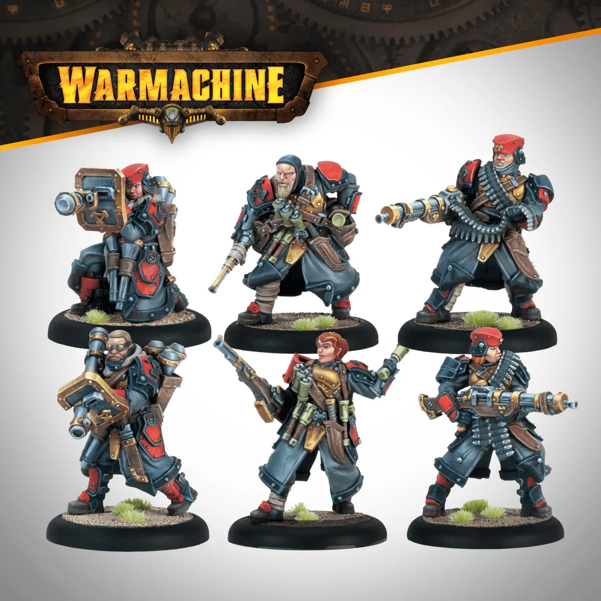 Warmachine: Khador Winter Korps Infantry Support Weapon Troopers 1