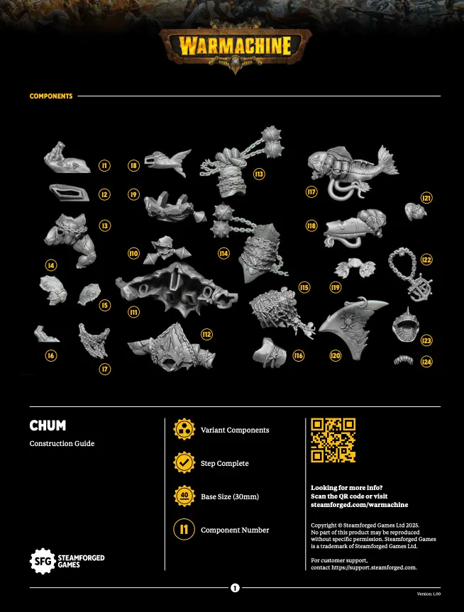 Warmachine: Shadows & Scum Foulblood’S Armada/Brinebloods Command Starter Build Instructions 1