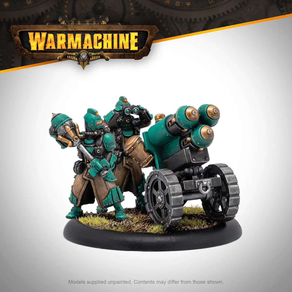 Warmachine: Crucible Guard Dragon's Breath Rocket 1