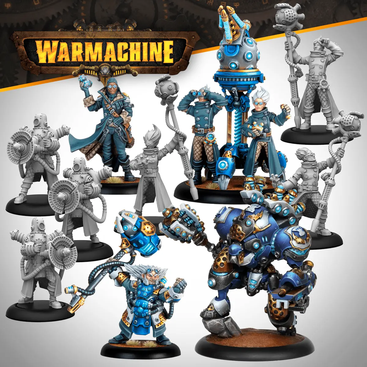 Warmachine: Cygnar Storm Forge Command Cadre 1