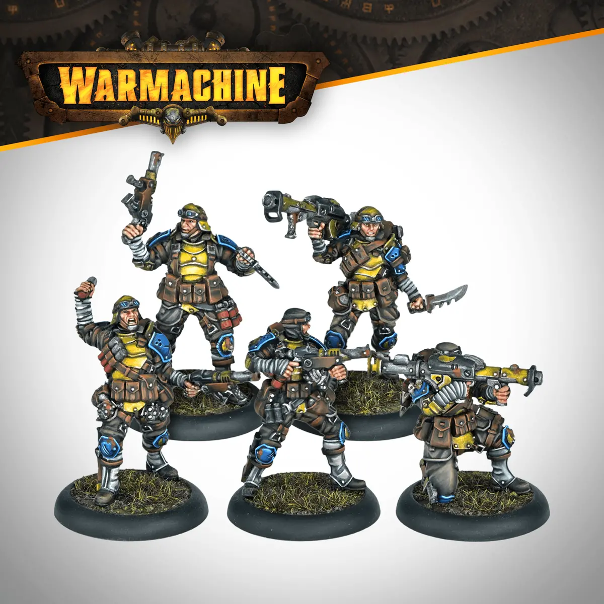 Warmachine: Cygnar Gravediggers Commando Unit 1