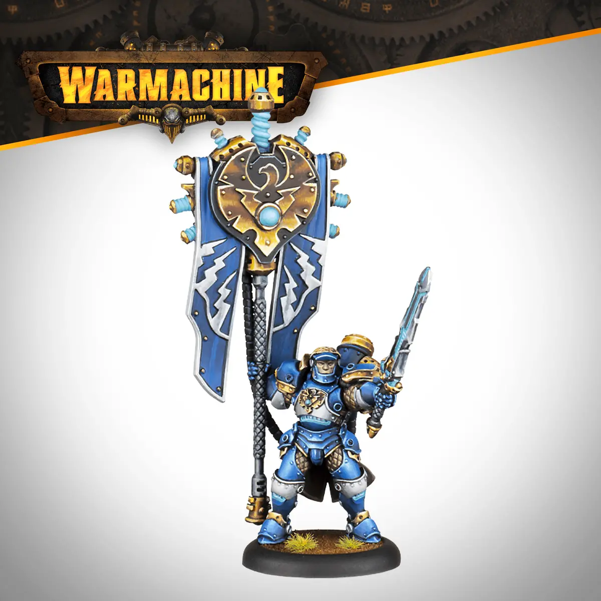 Warmachine: Storm Legion Legionnaire Standard Bearer 1