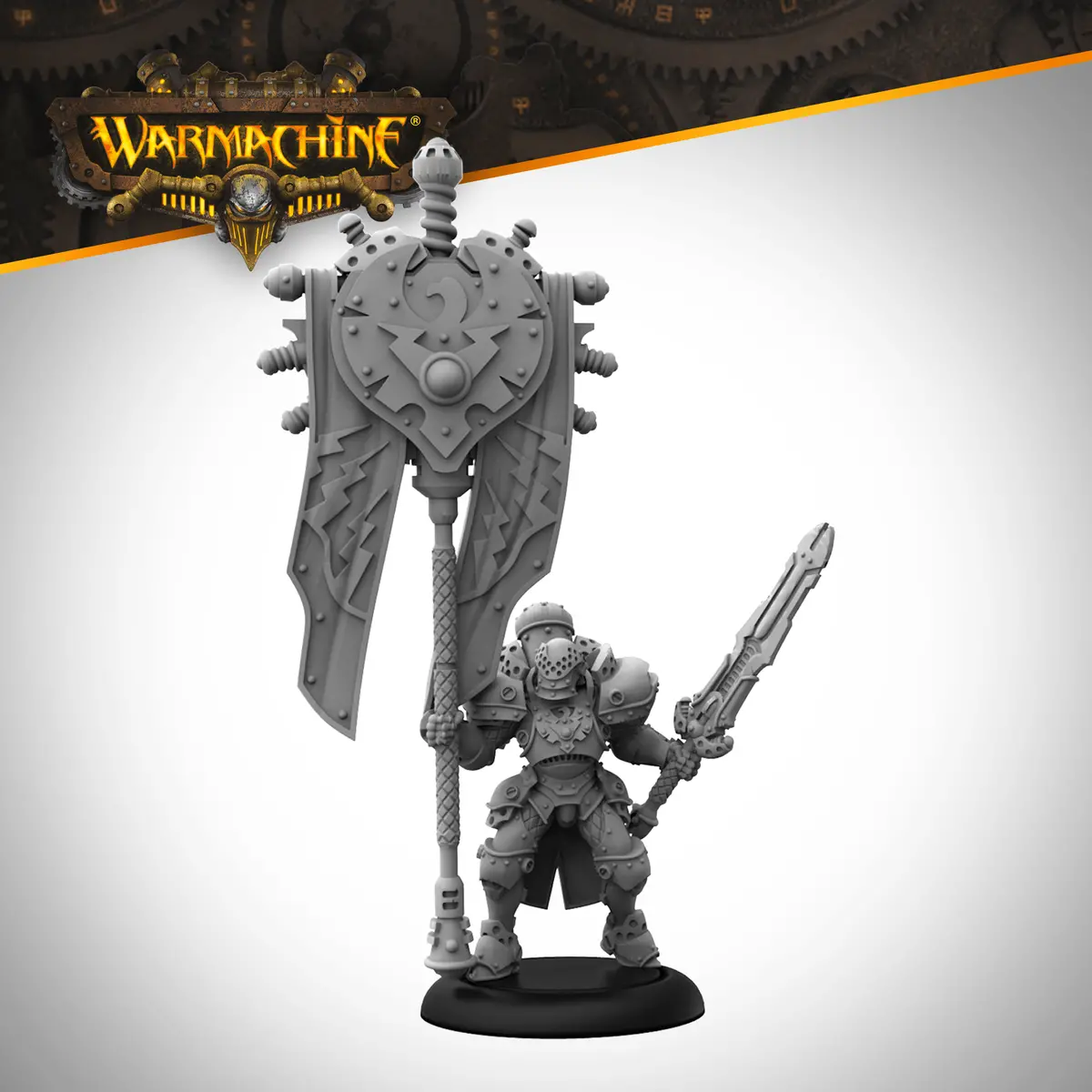 Warmachine: Storm Legion Legionnaire Standard Bearer Variant 1
