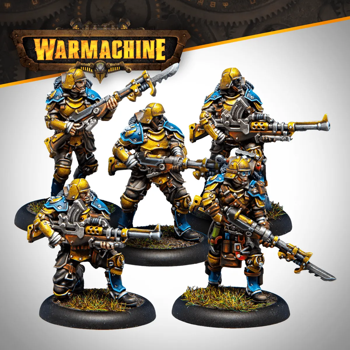 Warmachine: Cygnar Gravediggers Rangers Unit A 1