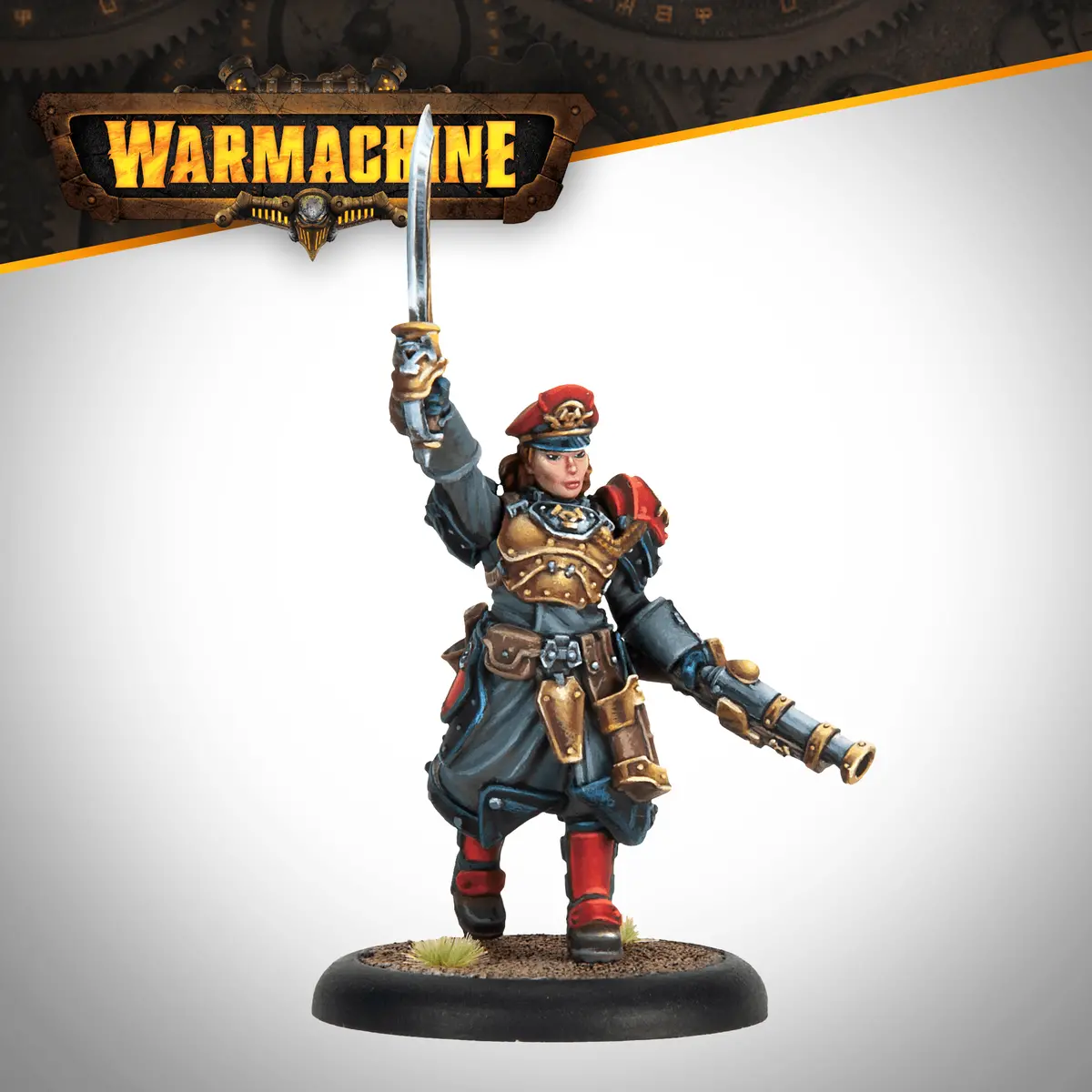 Warmachine: Winter Korps Officer 1