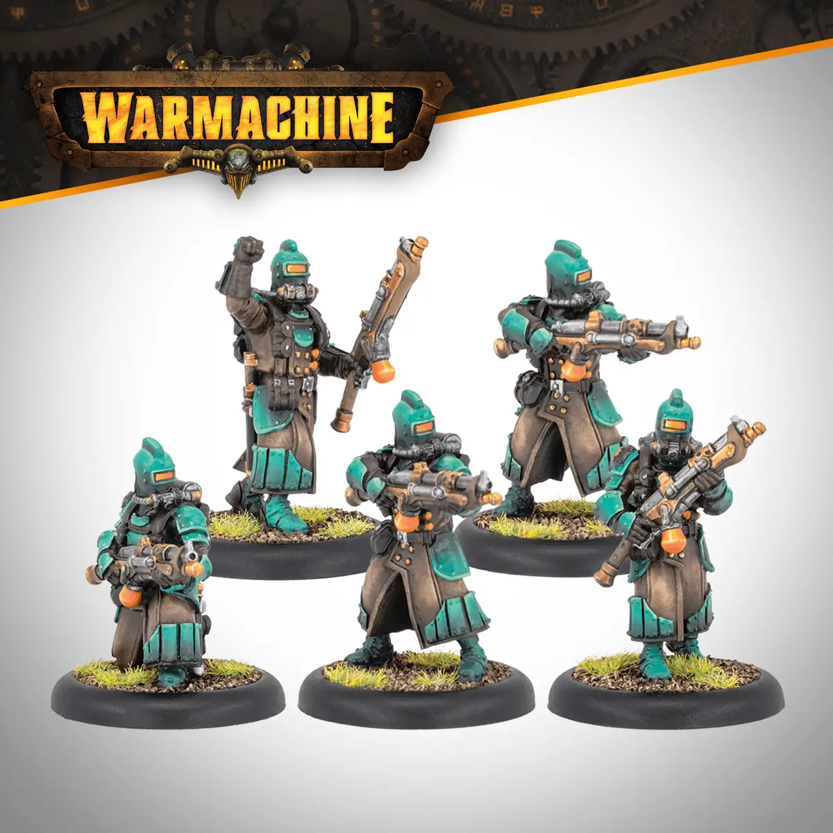 Warmachine: Crucible Guard Infantry And Officer & Standard Bearer 1
