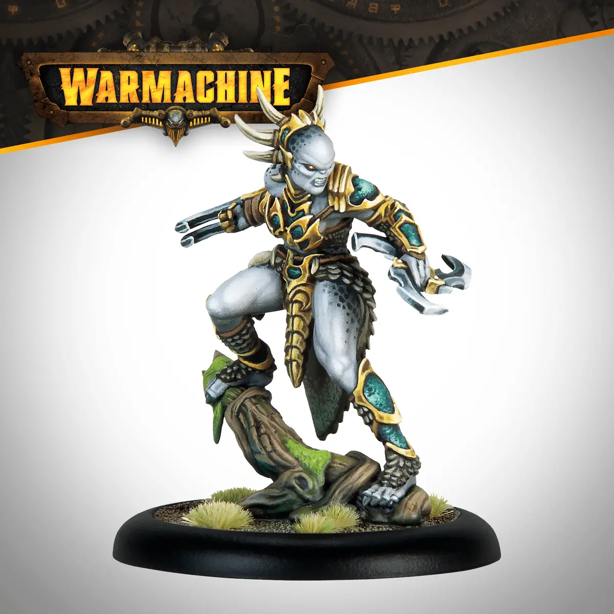 Warmachine: Nissak, Totem Huntress Champion 1