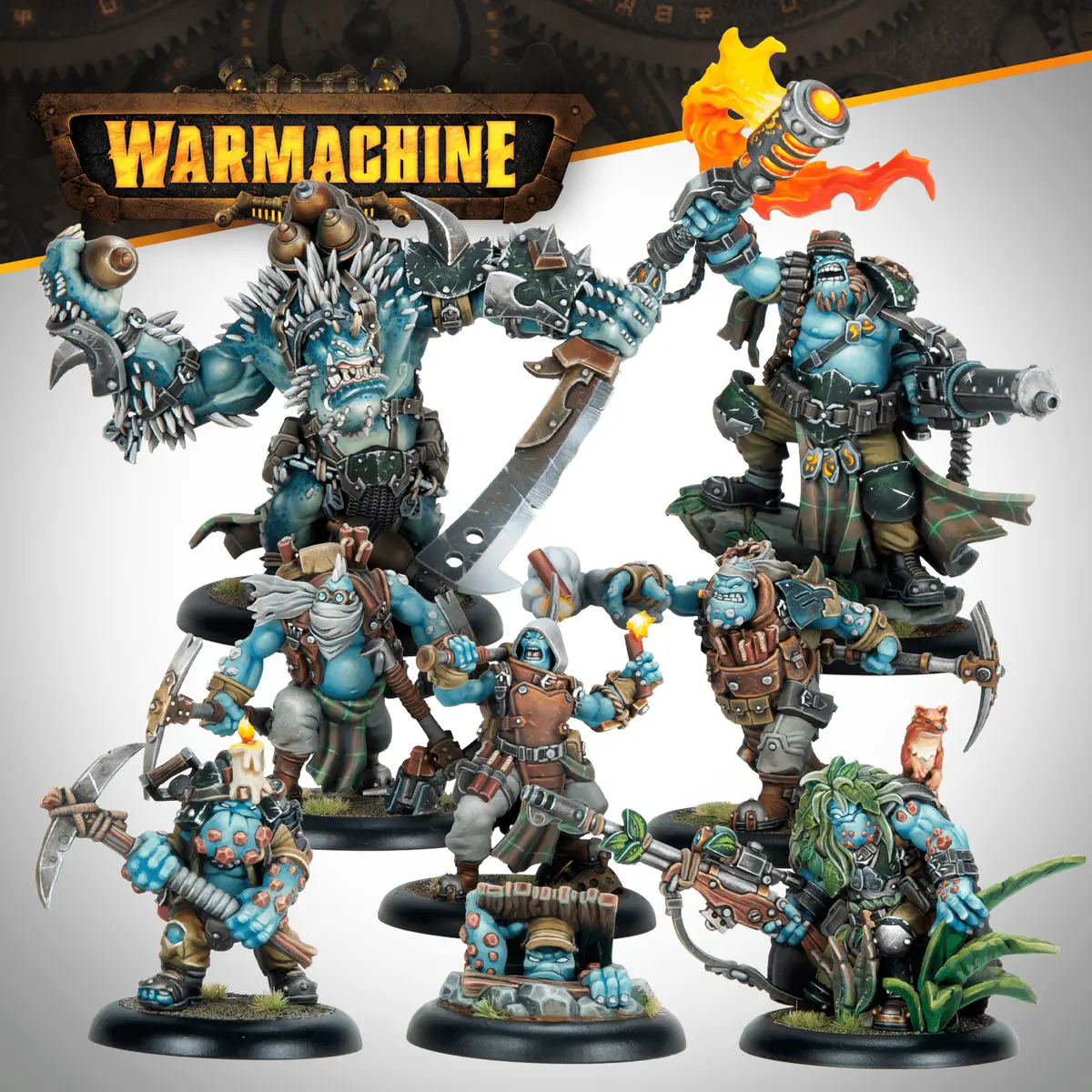 Warmachine: Southern Kriels Kithguard Command Starter 1