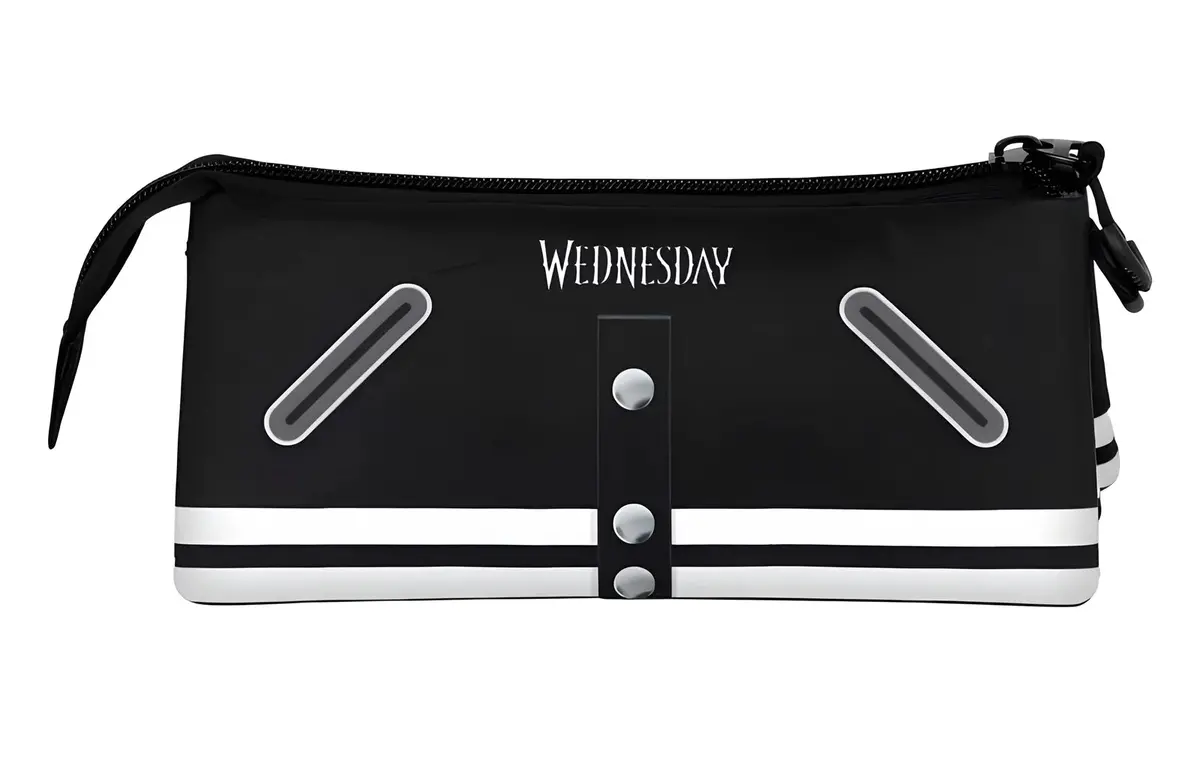 Wednesday Varsity Triple Pencil Case 2