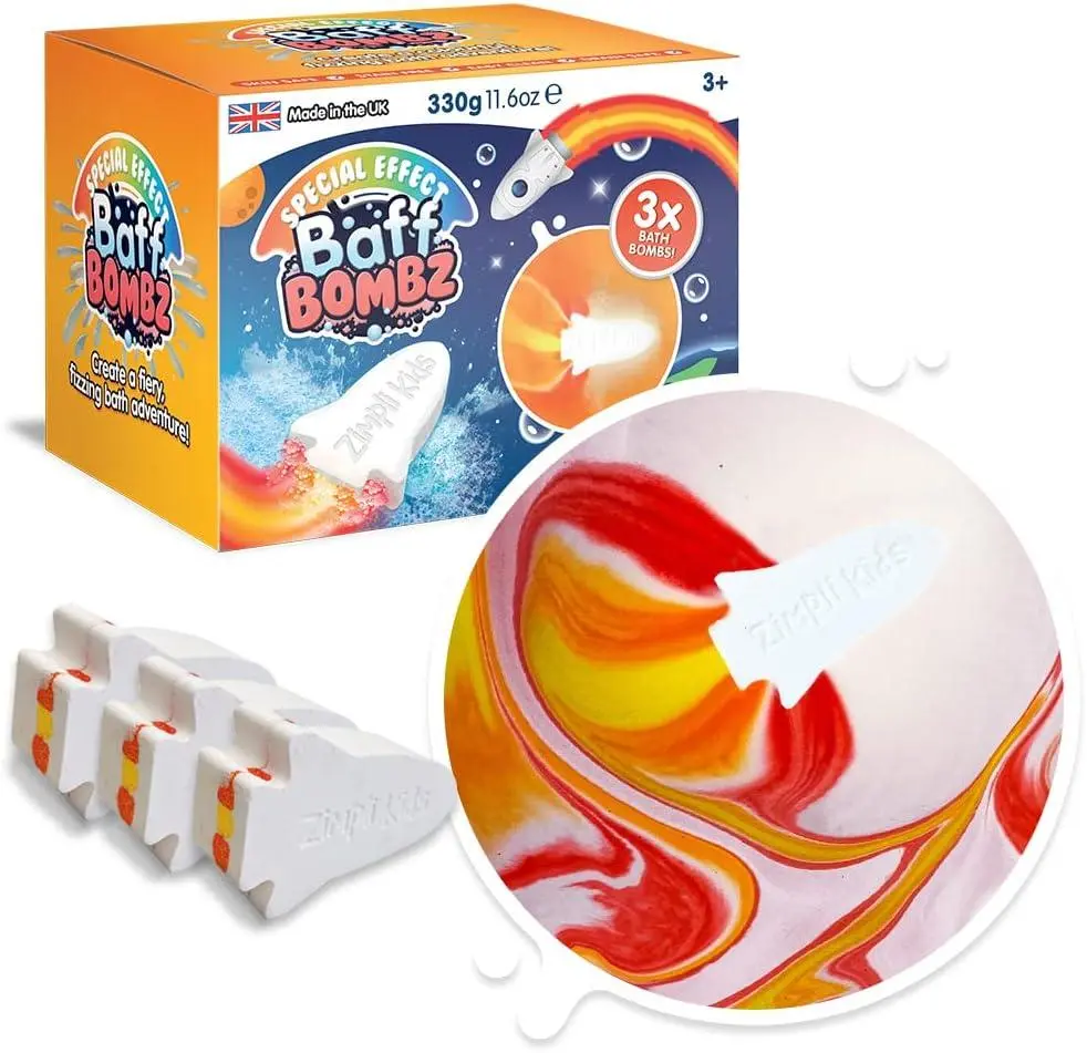 Zimpli Kids Rocket Flame Bath Bombs 1