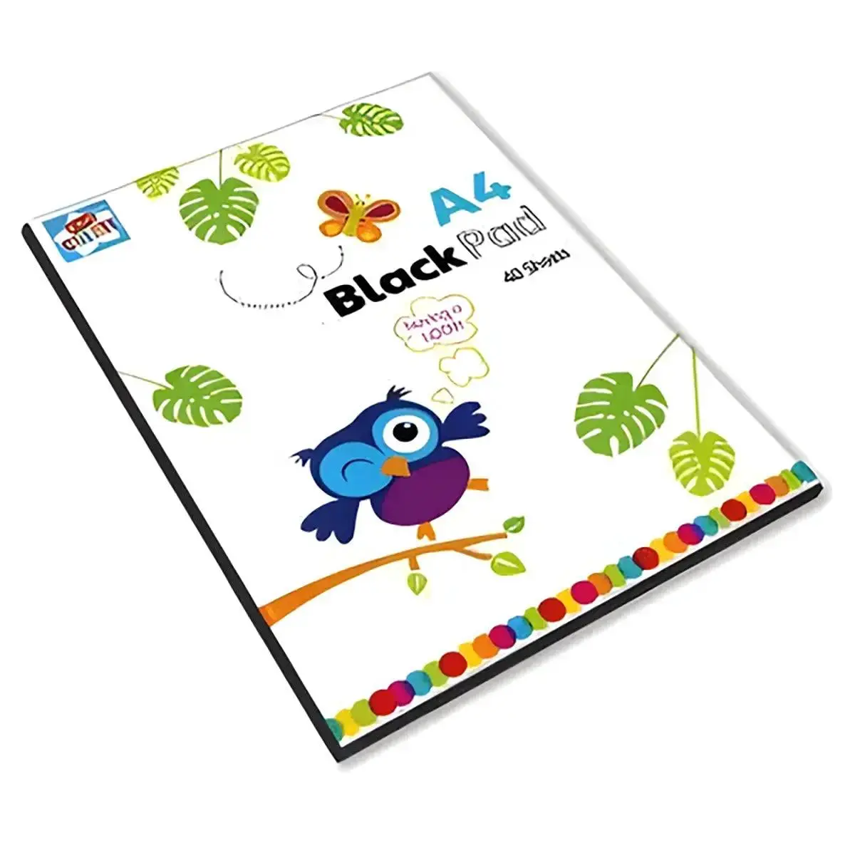 A4 Black Pad Blkd/5 1