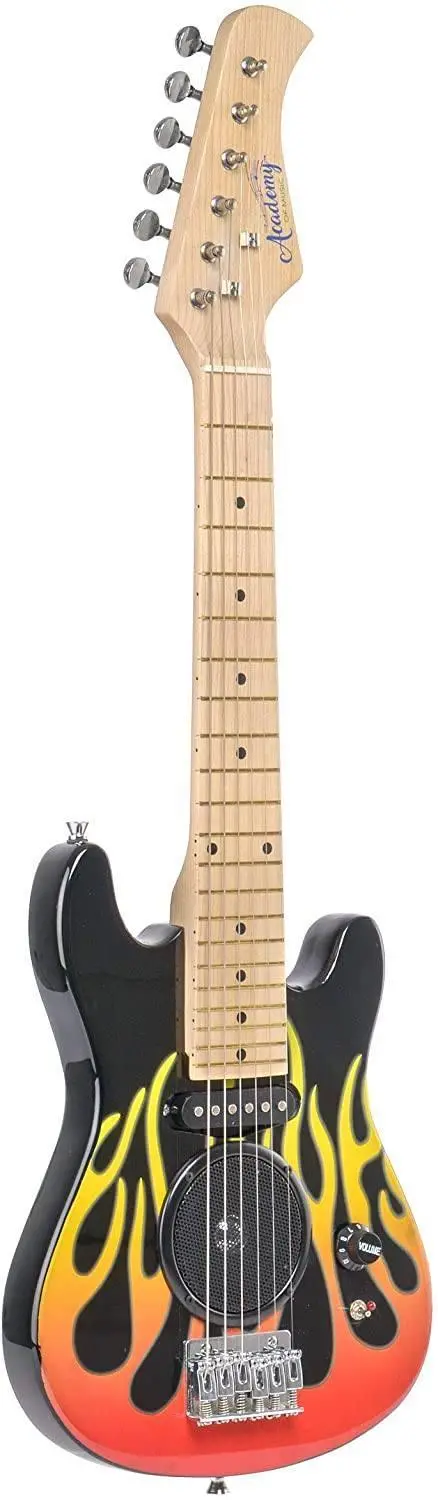 Academy Of Music Electric Guitar, Flames 1