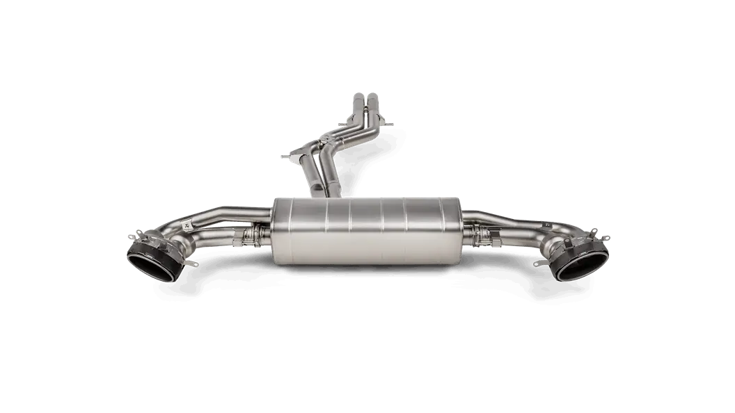 Akrapovic Evolution Line Titanium Cat-Back Exhaust With Carbon-Titanium Tips — 2020+ Audi Rs Q8 (4M) 1