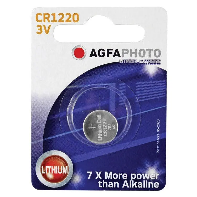 Agfaphoto Lithium 3V Button Cell Battery Cr1220 1