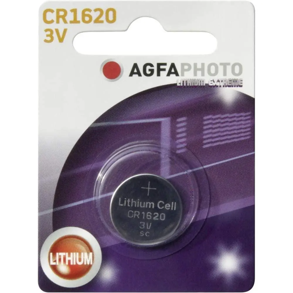 Agfaphoto Lithium 3V Button Cell Battery Cr1620 1