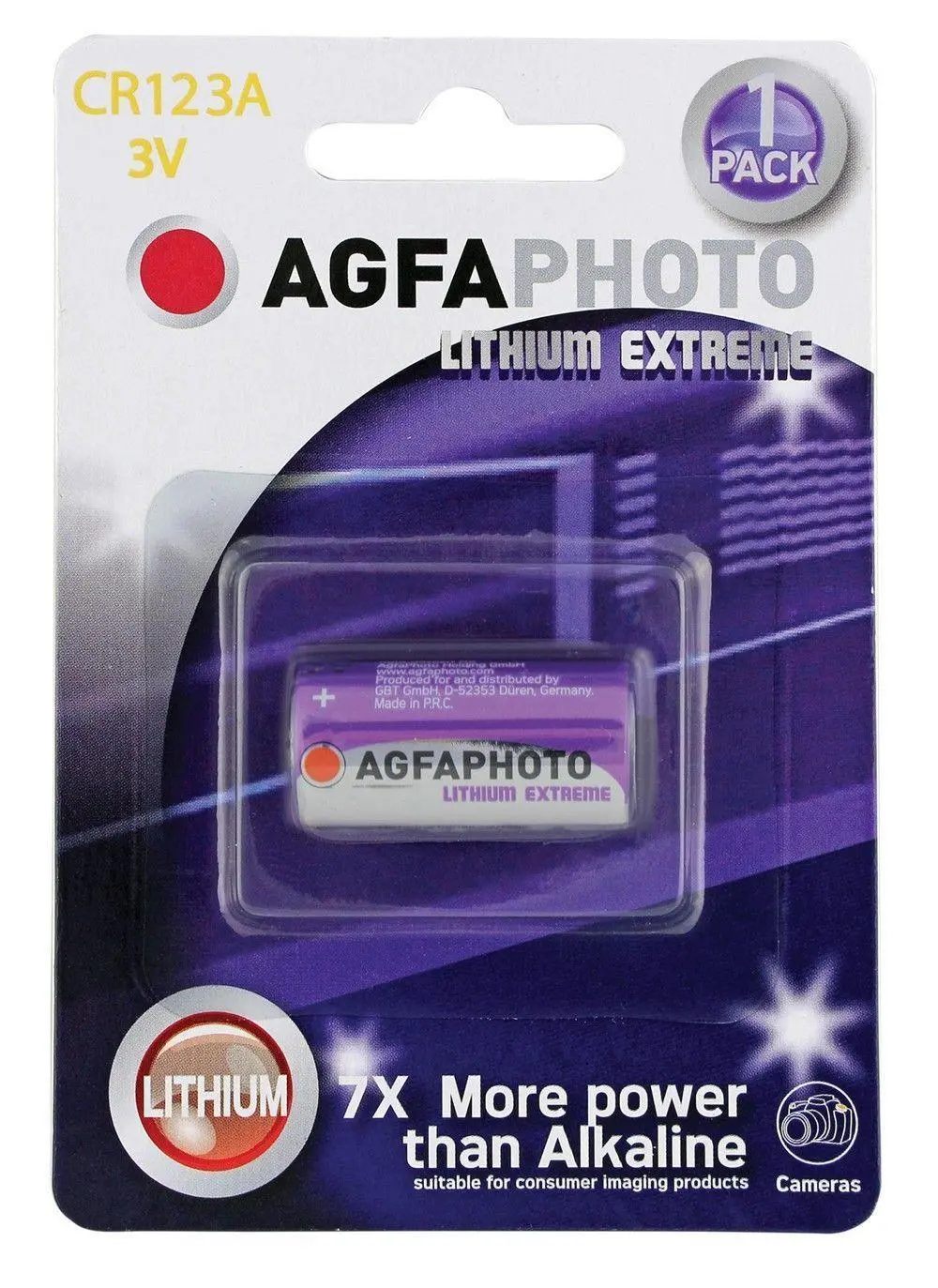 Agfaphoto Lithium Extreme Cell Cr123a Batteries 1