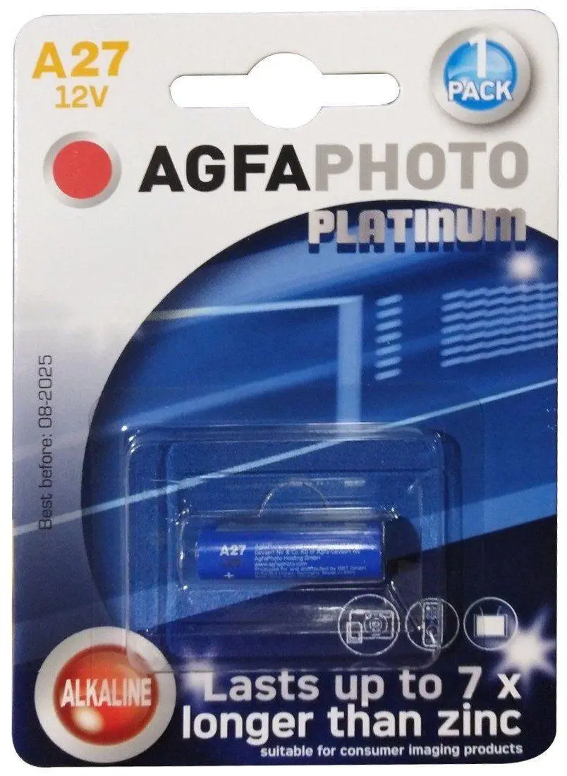 Agfaphoto Platinum Alkaline Battery A27 Lr27a 1