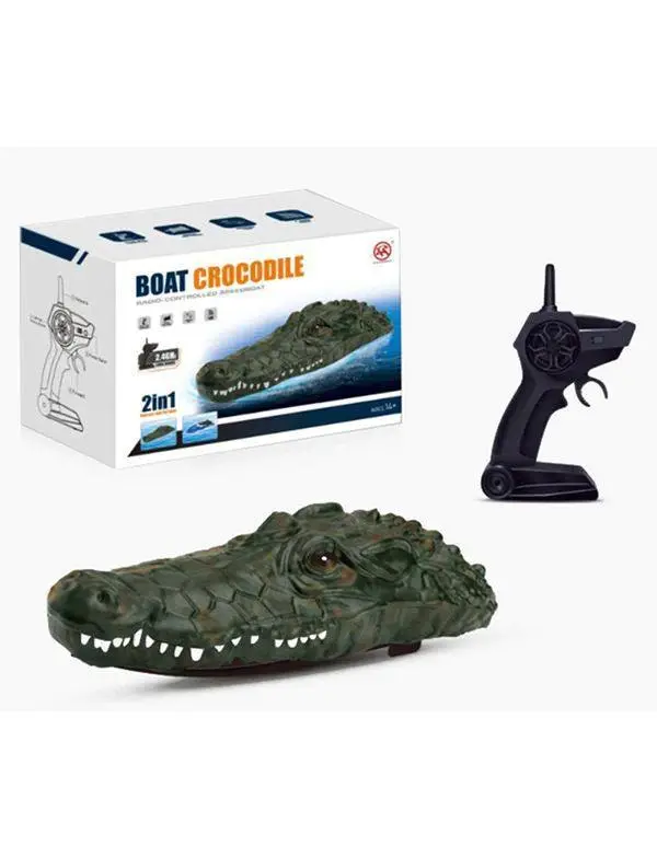 Alligator Head 2-In-1 Remote Controlled Rc Speed Boat 1