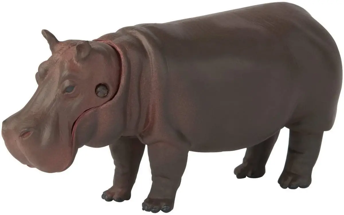 Ania Hippo Hippopotamus Articulated Mini Figure 1