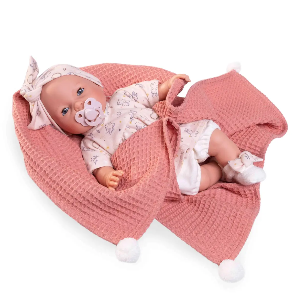 Antonio Juan 14258 - Bimba Tears Doll 37Cm With Spring Blanket 1