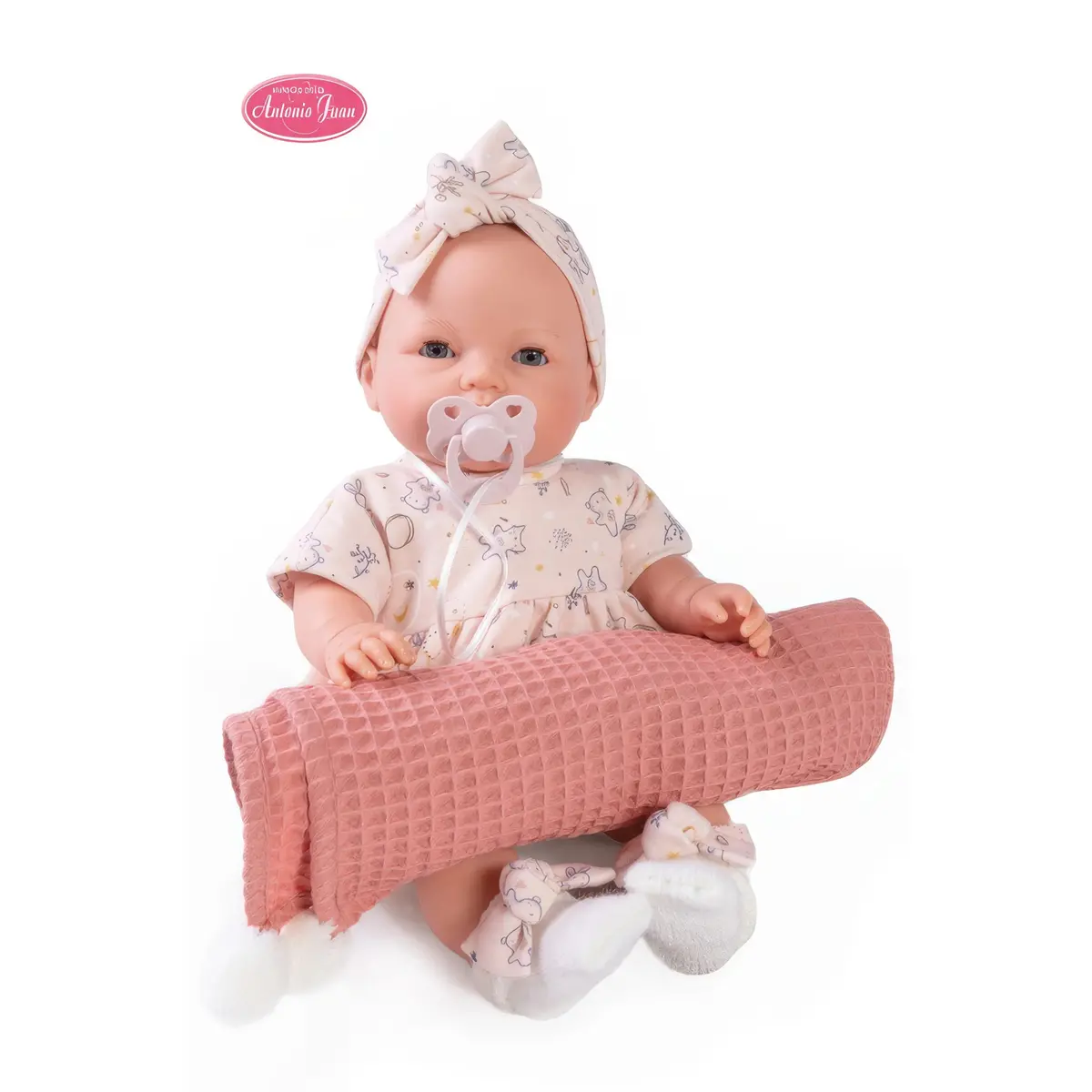 Antonio Juan 14258 - Bimba Tears Doll 37Cm With Spring Blanket 2