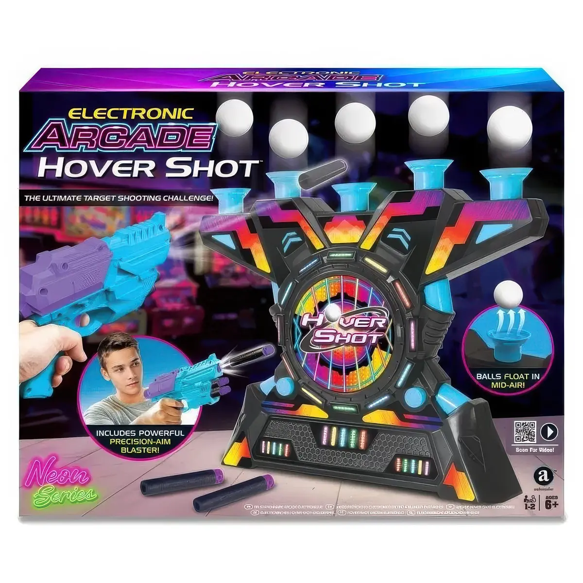 Arcade Neon Hover Shooter Game 1