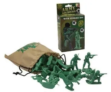 Army Soldiers With Bag 1