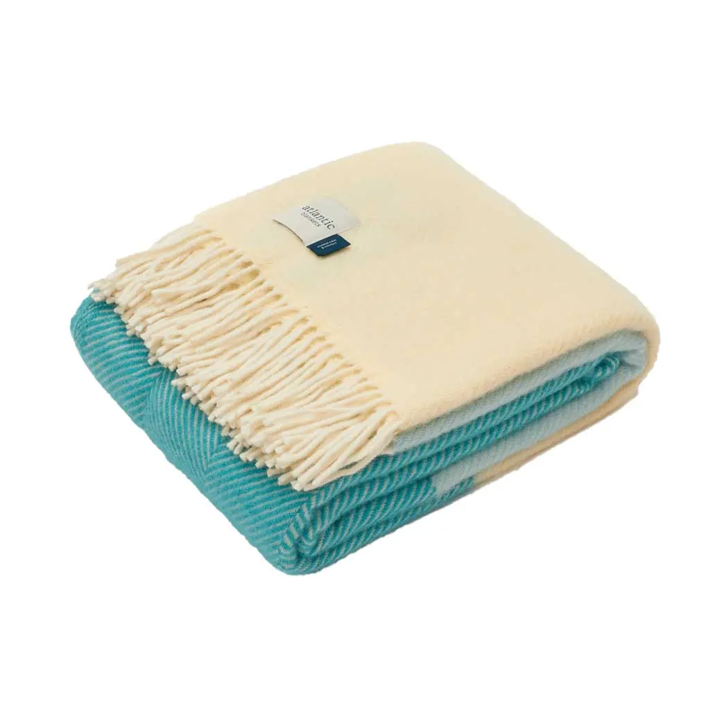 Blue Noon Wool Blanket 1