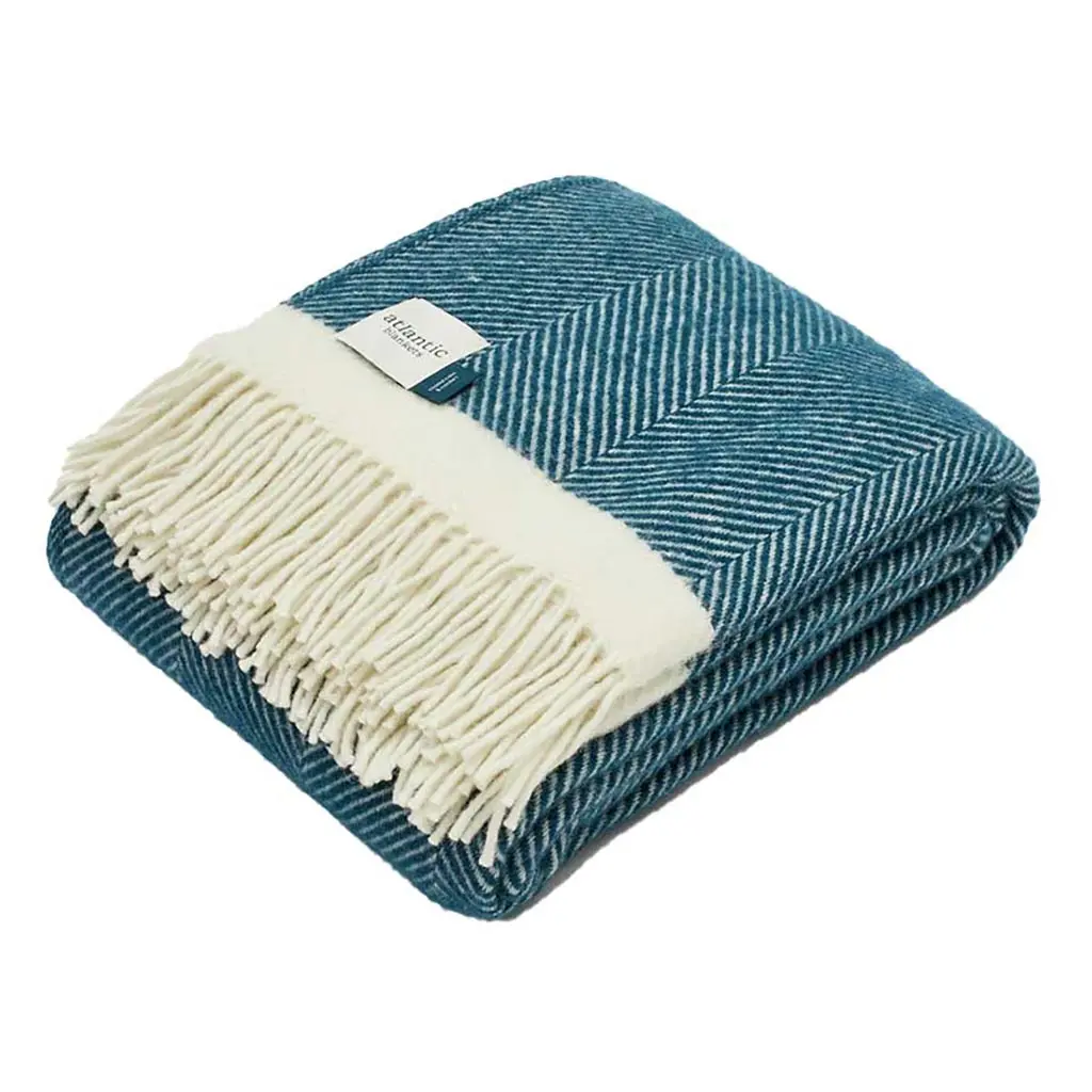 Herringbone Wool Blanket 1