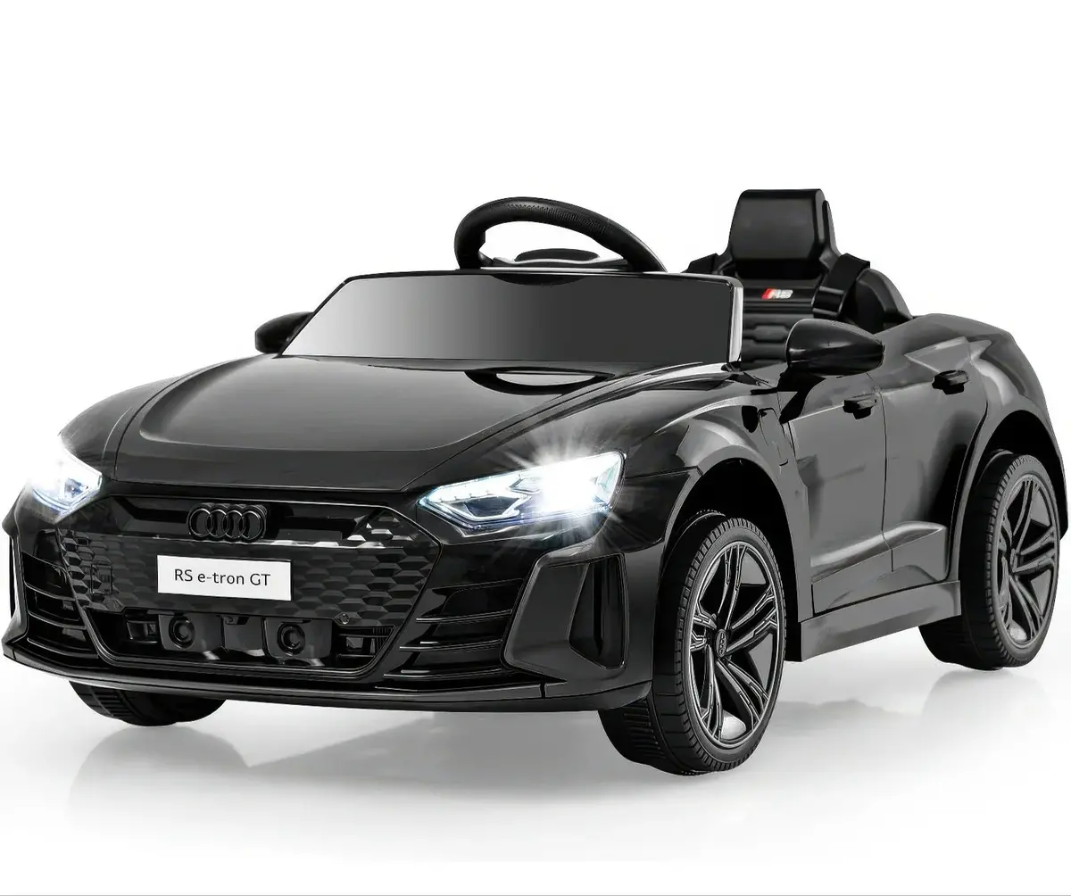 Audi E-Tron Gt Mythos 12V Battery Ride-On Car - Black 1