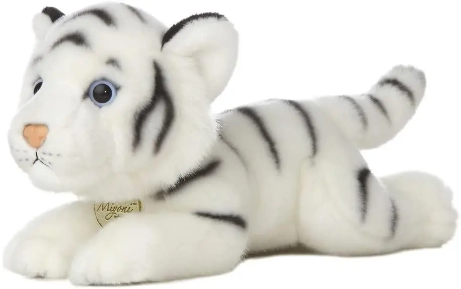 Aurora Miyoni White Tiger, 11-Inch Soft Toy 1