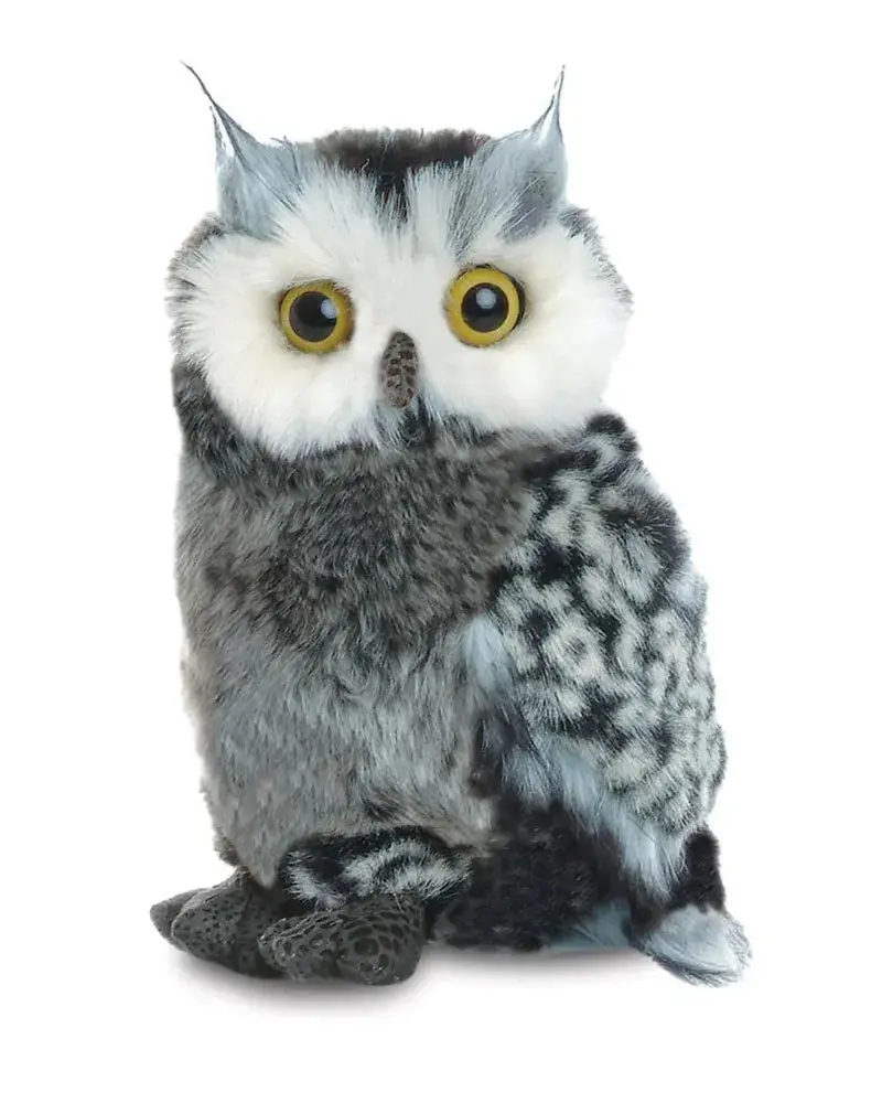 Aurora Flopsie Great Horned Owl 9-Inch Plush 1