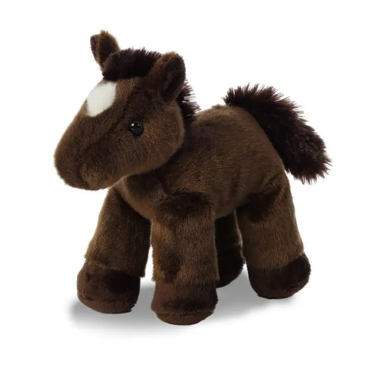 Aurora Chestnut Mini Flopsie Plush Horse 20Cm 1