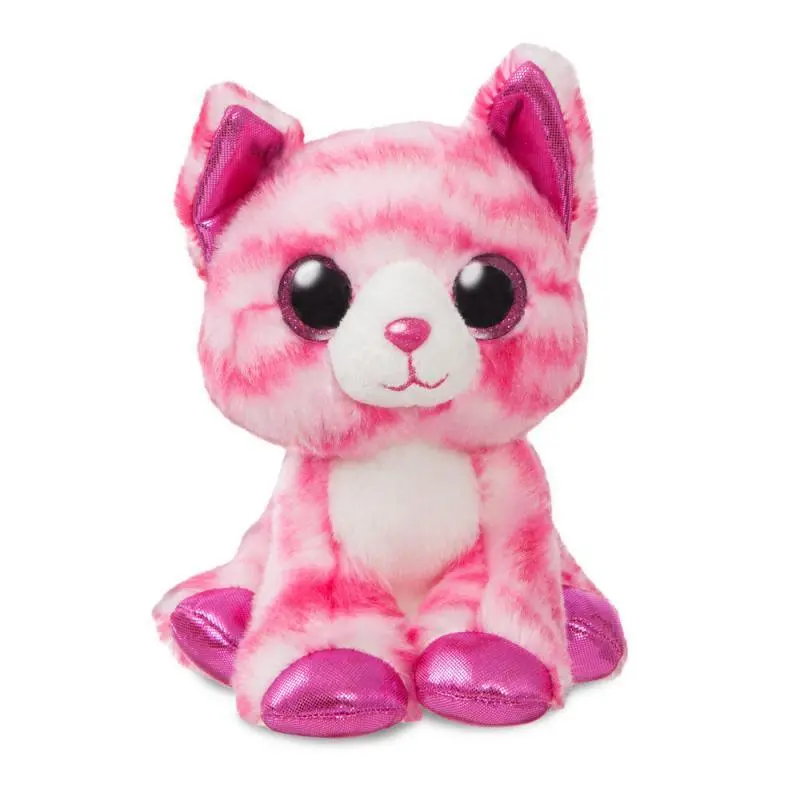 Aurora Crystal Pink Cat Plush 17Cm 1