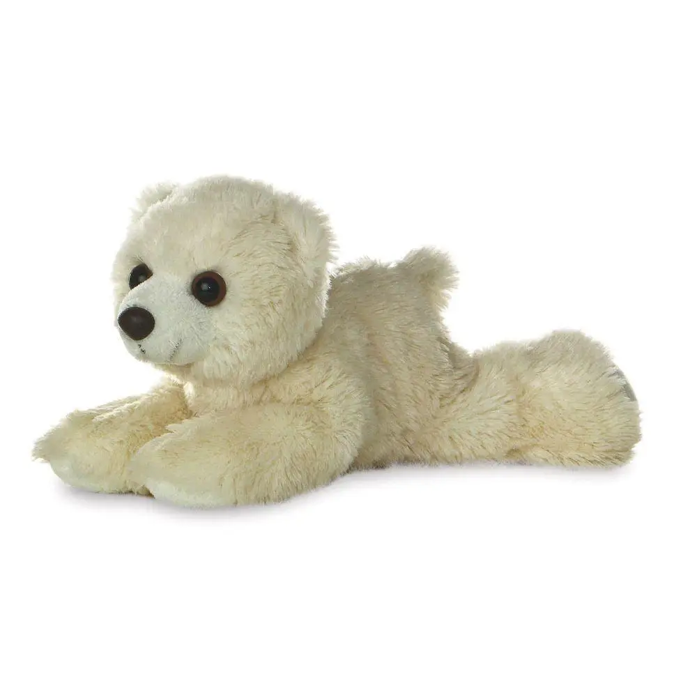 Aurora Mini Flopsie Arctic Polar Bear 8-Inch Plush 1