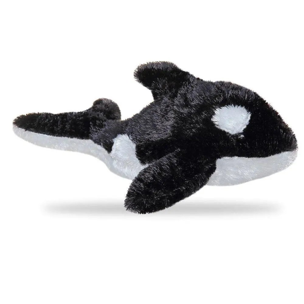 Aurora Mini Flopsie Orca Whale 8-Inch Plush 1