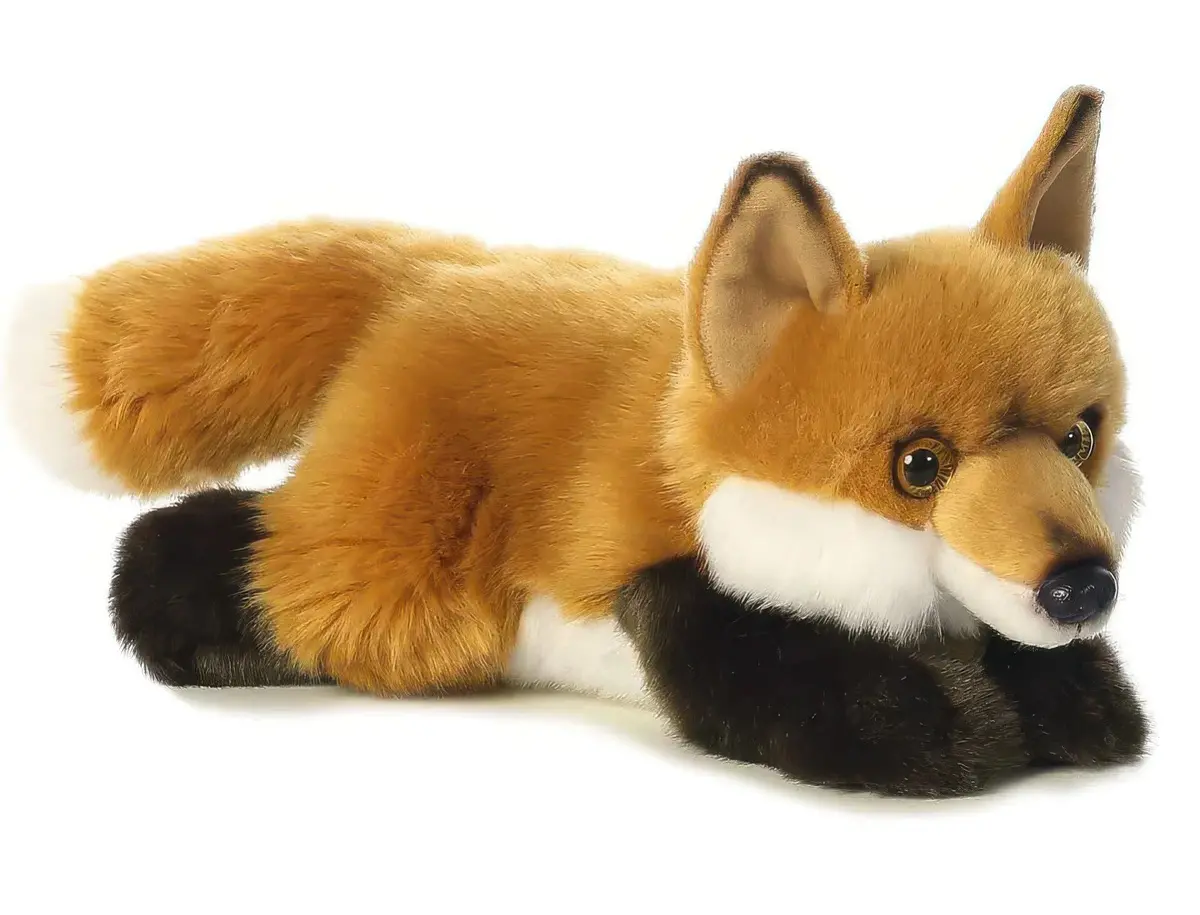 Aurora Miyoni Fox Lying 11-Inch Soft Toy 2