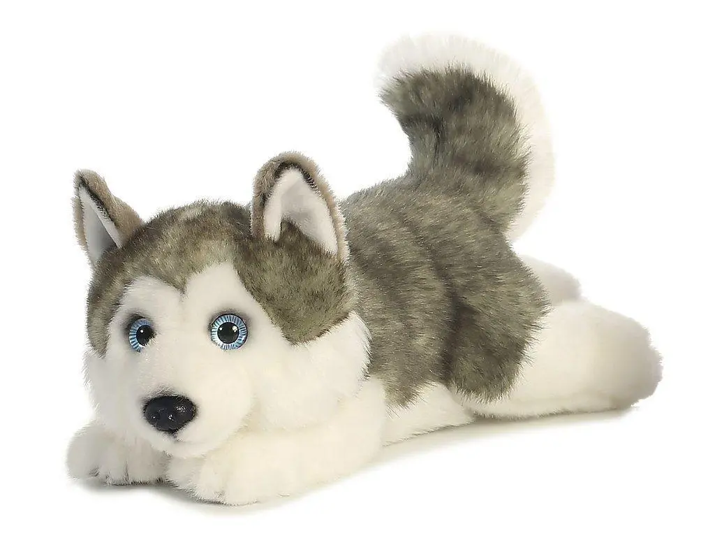Aurora Miyoni Husky Lying 11-Inch Plush 1