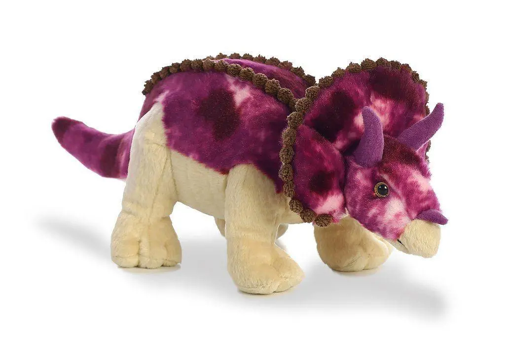 Aurora Triceratops Dinosaur 13-Inch Plush 1