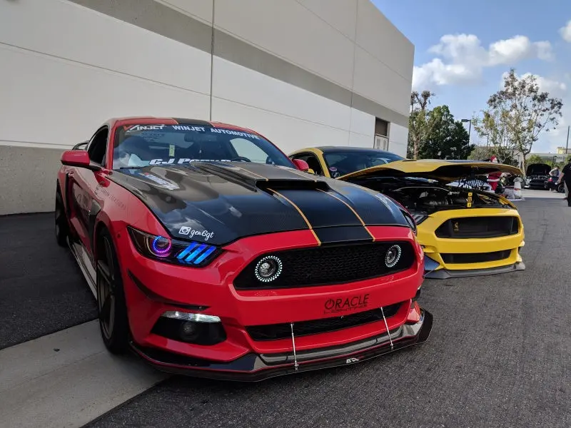 Oracle Colorshift Dynamic Rgb+A Headlights – Pre-Assembled Black Edition For 2015–2017 Ford Mustang 1