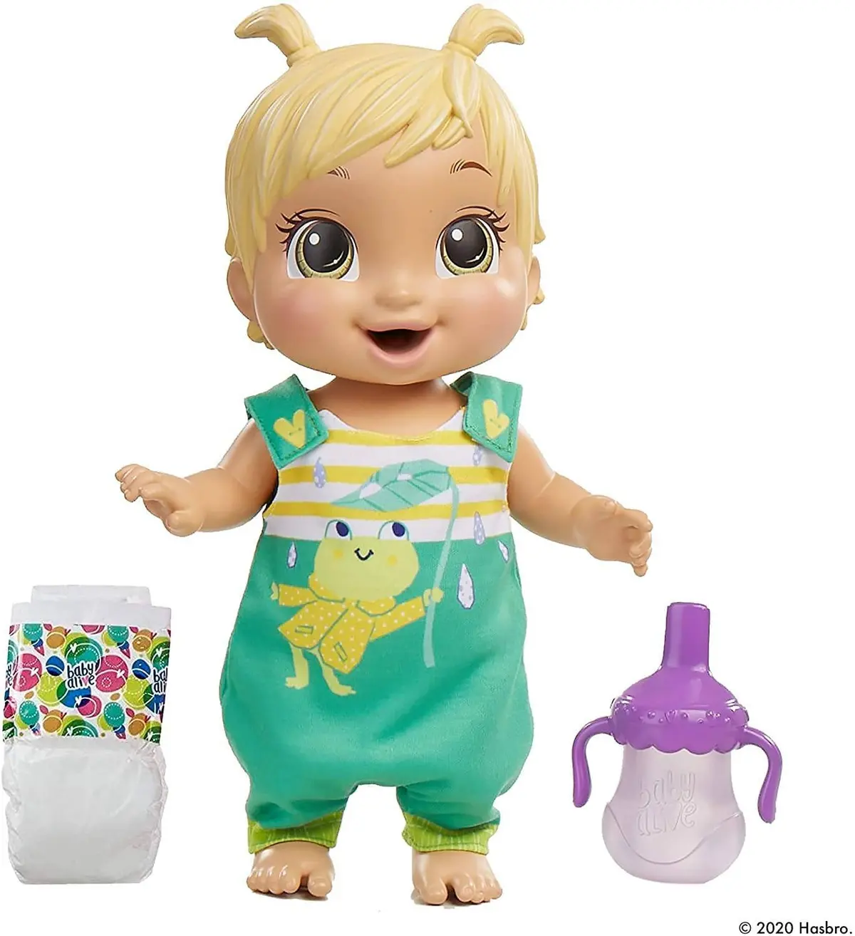 Baby Alive Baby Gotta Bounce Doll - Frog Outfit 1