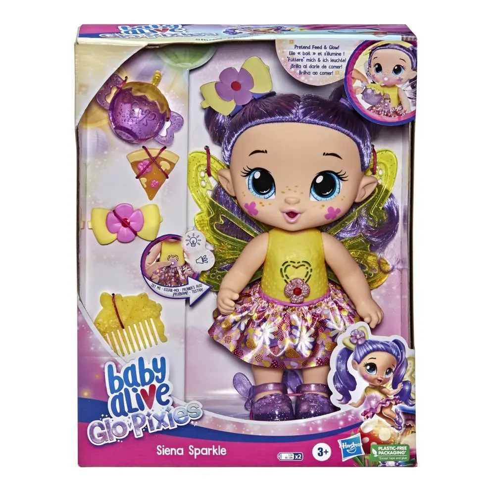 Baby Alive Glo Pixies Doll Siena Sparkle Interactive Doll 2