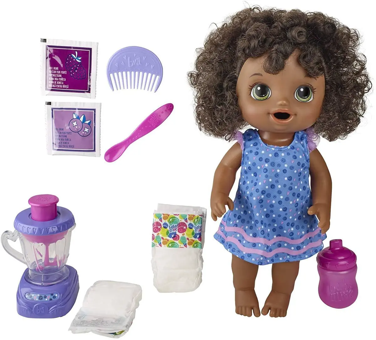Baby Alive Magical Mixer Baby Doll Blueberry Blast 1