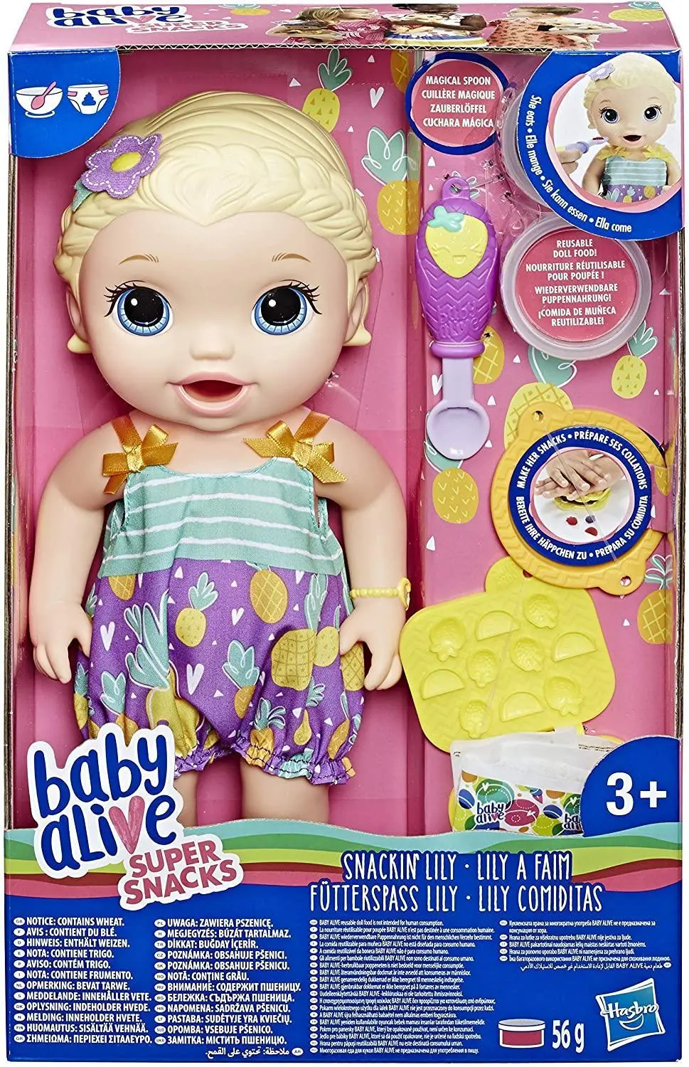 Baby Alive Super Snacks Snackin' Lily - Blonde Hair 1