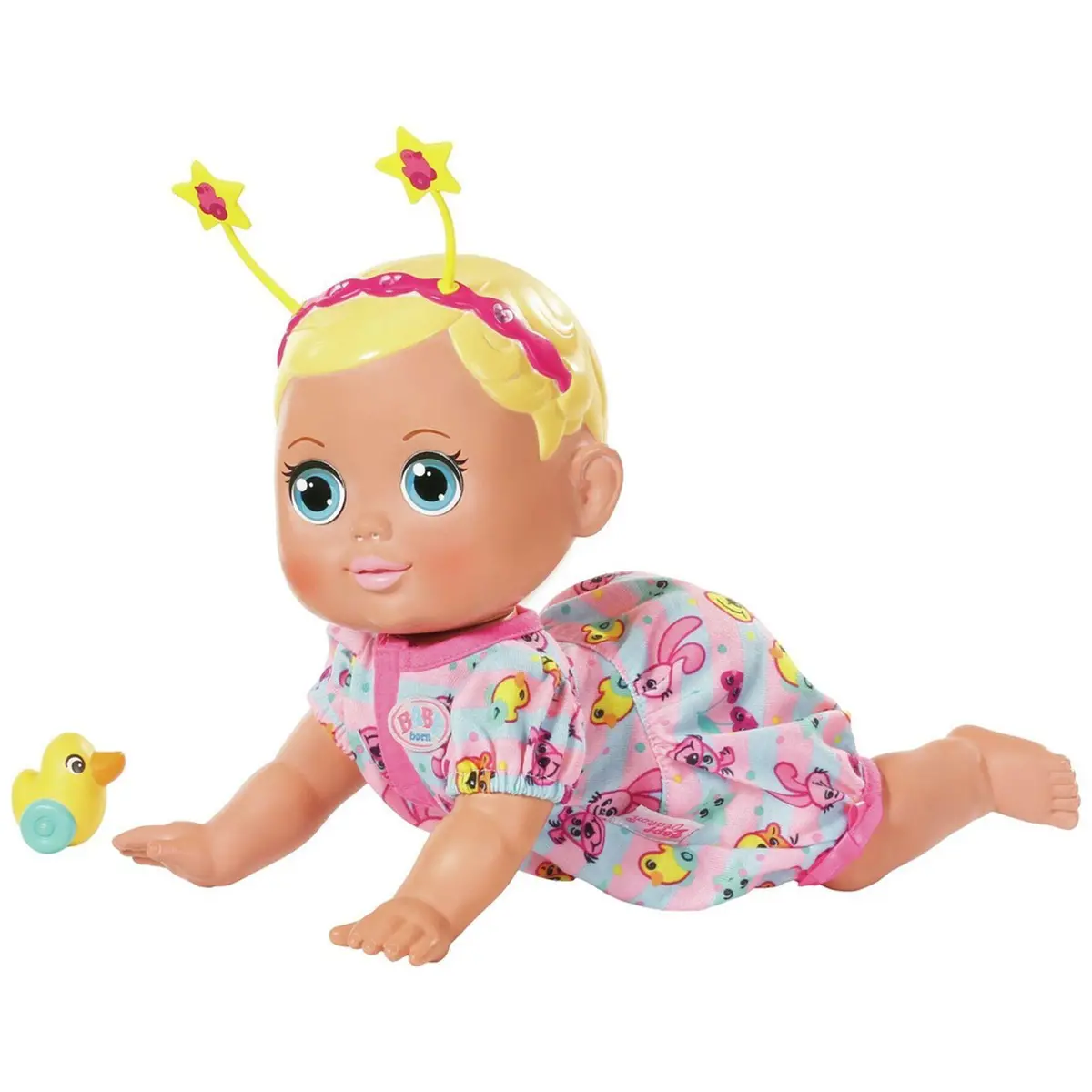 Baby Born 825884 Funny Faces – Crawling Baby Interactive Doll 36Cm 1