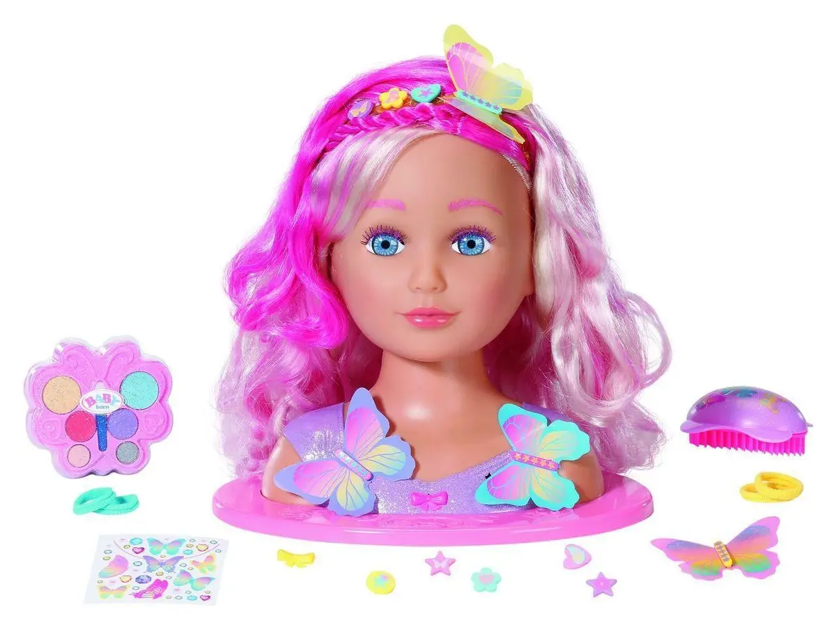 Baby Born Sister Styling Head Fairy With 26 Accessories 1