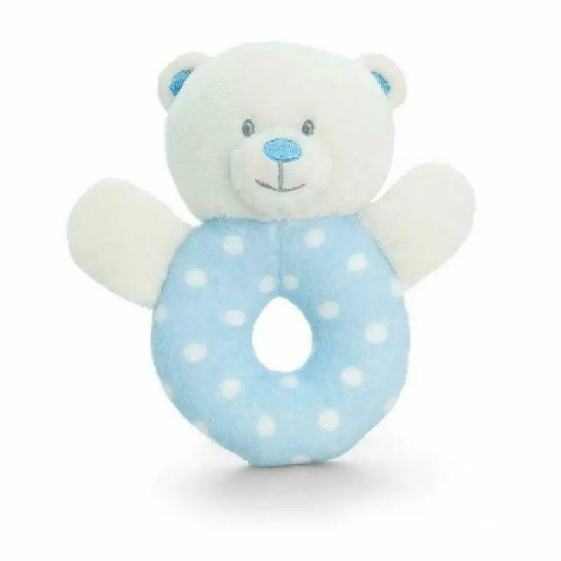 Baby Keel Sn0769 Baby Bear Ring Rattle 12Cm - Boy 1
